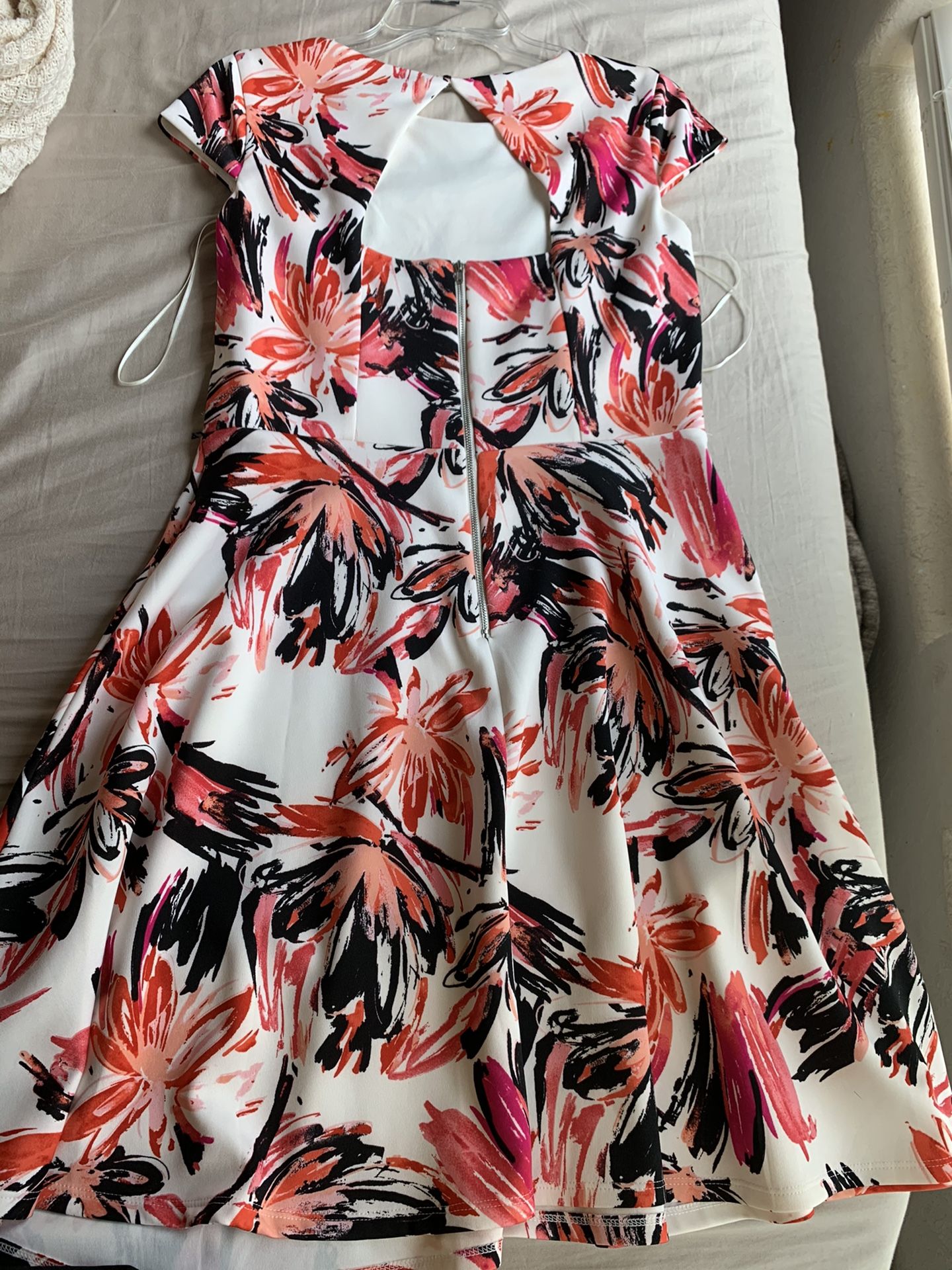 White Floral Dress