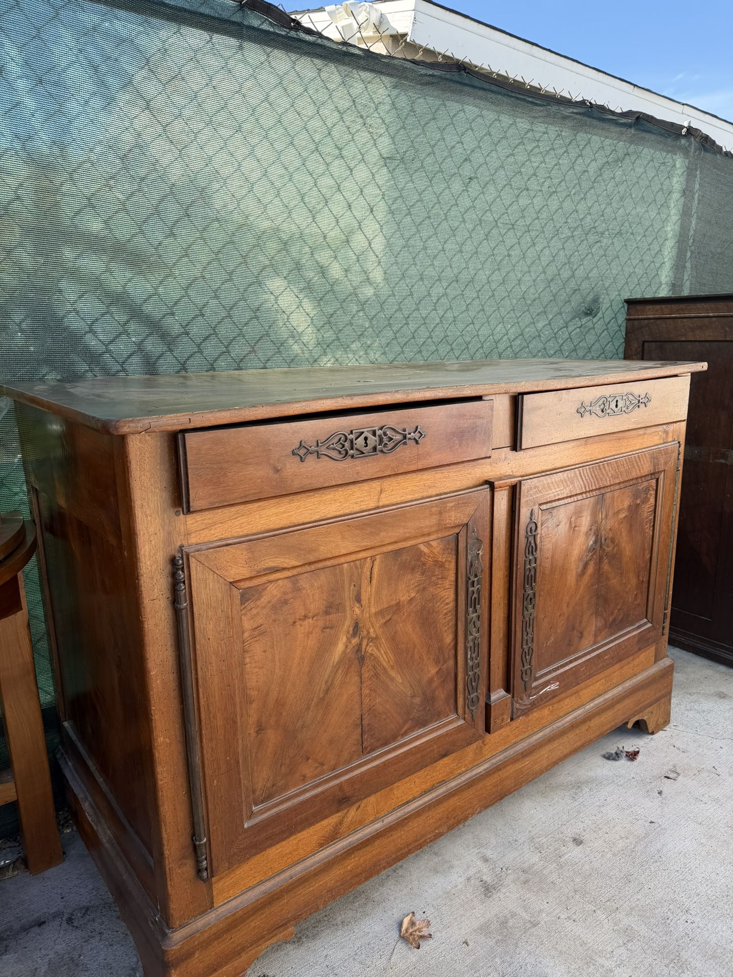 Antique Wooden Sideboard / Buffet – Restoration Project