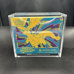 Acrylic Case with Magnetic Lid for Pokemon Elite Trainer Box ETB