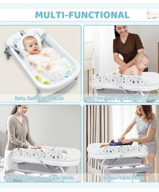2in1 Baby Changing Table And Bathtub
