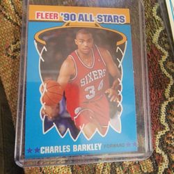 1990 Fleer Charles Barkley 3 Cards