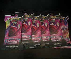 Pokémon Fusion Strike Sleeved Booster Packs