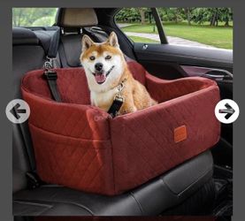 Quilted Dog Car Seat Booster