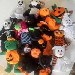 Halloween Beanie Baby Bundle