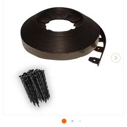 ProFlex 90 ft. L x 2.4 W x 1.7 in. H Brown Heavy Duty Plastic No-Dig Landscape Edging Kit