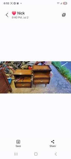 Pair of nightstands