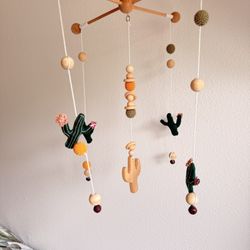 Cactus Baby Mobile - Like New 