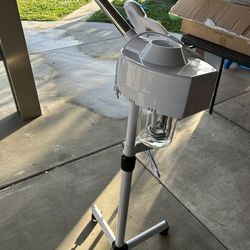 New 2-in-1 Facial Steamer Magnifying Lamp w Rolling Stand