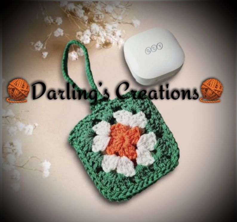 Crochet Handmade Airpod carrying case