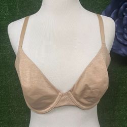 Victoria Secret  unlined semi demi  beige bra size 32DD