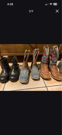 $25- each pair of girls boots / check out our other sales