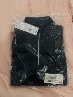 Alo Yoga Accolade 1/4 Zip Pullover Black Small