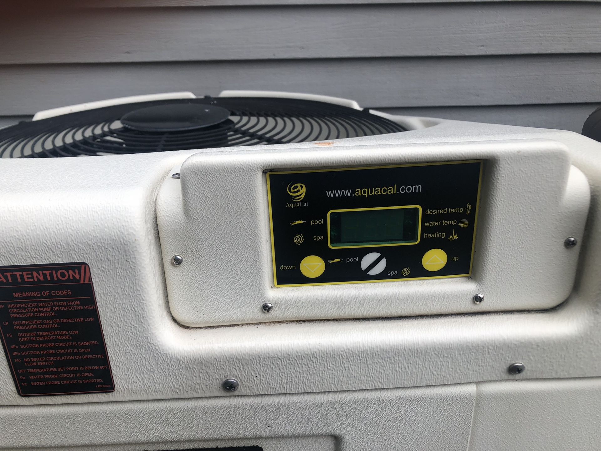 Pool Heater aquacal 120 Aerotemp Never used