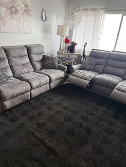 SET OF 2 SOFAS