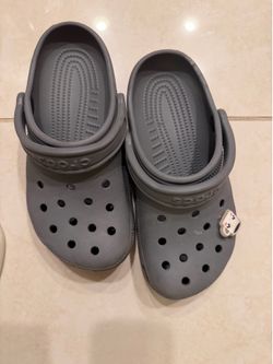 Gray crocs