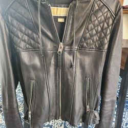 Michael Kors Leather Jacket 