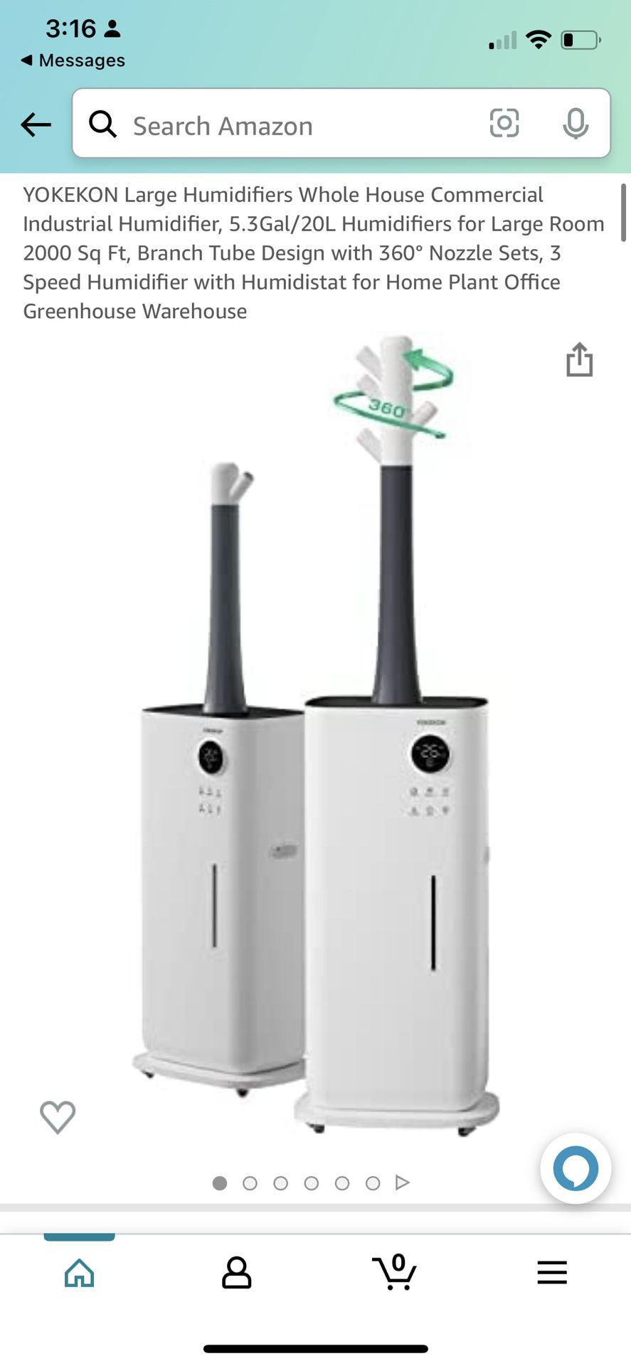 YOKEKON Large Humidifiers Whole House Commercial Industrial Humidifier