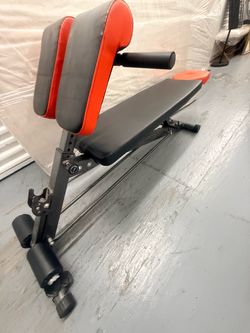 Roman chair back extension decline weight bench