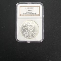 1999 Silver Eagle $1