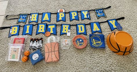 Golden State Warriors Party Decor