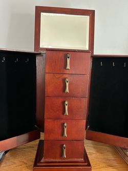 His and Hers Wooden Jewelry Box