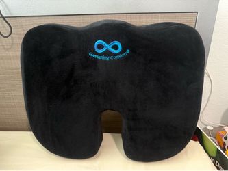Memory Foam Seat Cushion – Black