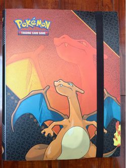 Pokemon Ultra Pro Charizard Binder w/ Strap & Bonus Card Collection Included! 🔥