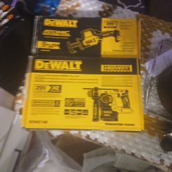 Dewalt 20v Max XR 1" SDS ROTARY HAMMER/ RECIPROCATING SAW