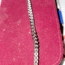 8 Inch Boxed Link Stainless Steel Bracelet