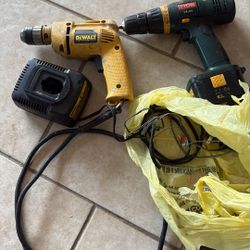 Two Pieces Dewalt  Ryobi