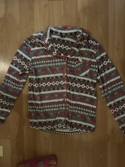 Ladies Christmas Pajama Top Or Lounge Wear