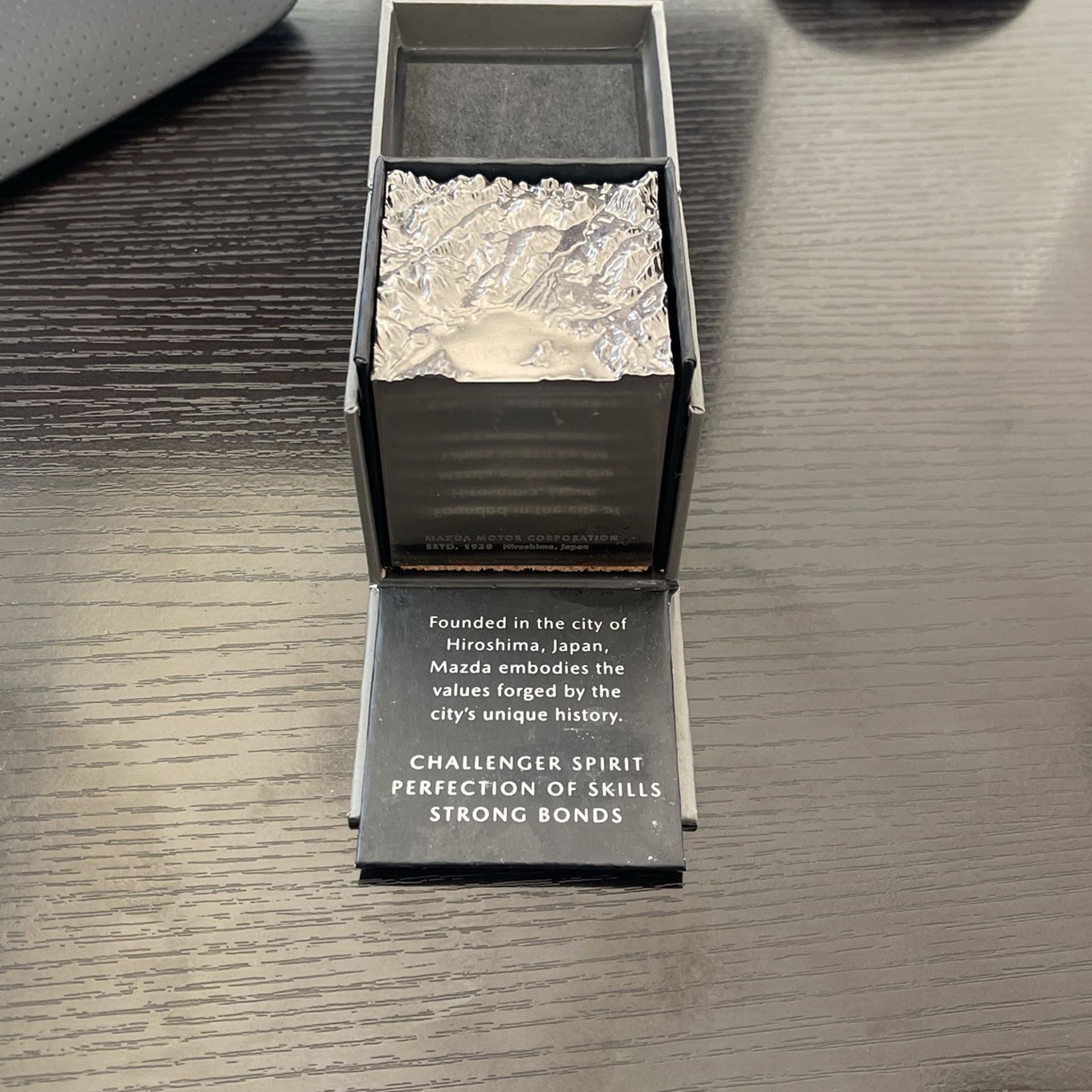 Mazda Topographic Paperweight
