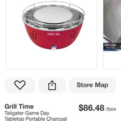 COUNTER TOP CHARCOAL BBQ 🍖 GRILL NEW IN BOX