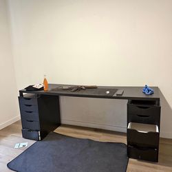 IKEA Alex drawers and table top