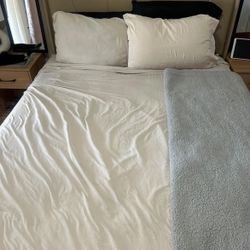 Queen Bed, Box Spring And Headboard!