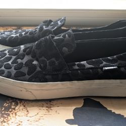 Vans Black Leopard Print Vans