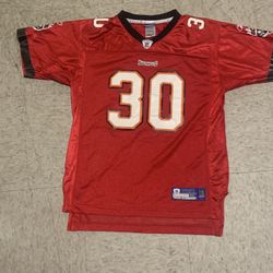 CHARLIE GARNER Tampa Bay BUCCANEERS Football REEBOK Red NFL XL Jersey VINTAGE