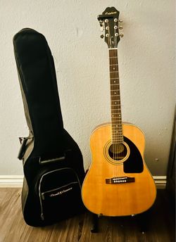 🎸 Epiphone AJ-220S Acoustic Guitar Like New + Gig Bag