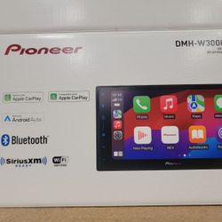 Pioneer DMH-W3000NEX 6.8" Double Din Multimedia Digital Media Receiver, Wireless Apple CarPlay and Android Auto, Bluetooth, Backup Camera Compatible, 