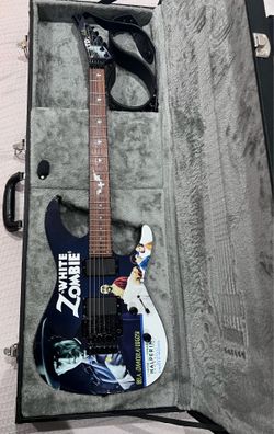 ESP LTD Kirk Hammet White Zombie Guitar