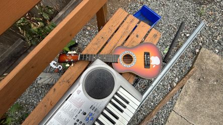 CASIO ORGAN AND UKELELE