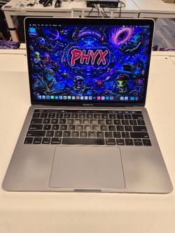13" MacBook Pro 2018, Four Thunderbolt 3 Ports, 2.7 i7, 500GB SSD, 16GB RAM + New Battery - C02X43J9JHD2 NO TOUCH ID, No Touch bar A1989 $340