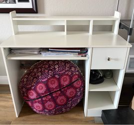 Free desk and bookcase