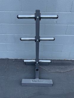 Body Solid 6-Post Olympic Weight Tree and Bar Holder… Home Gym Fitness…. $80 Price is Firm!!!!