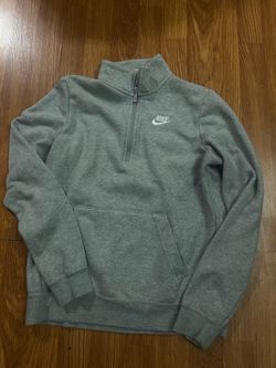 Gray nike quarter zip