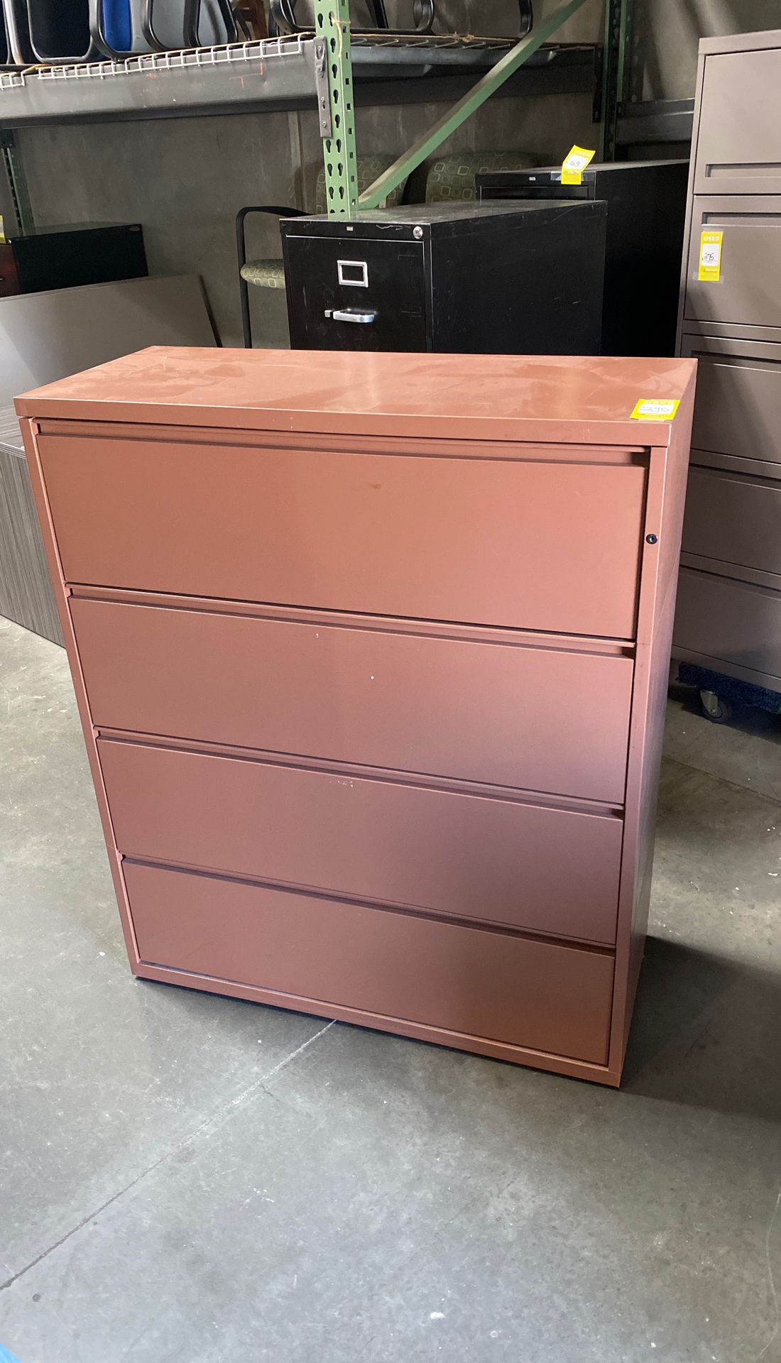 Blowout. Meridian 4 drawer 42” wide lateral file cabinet