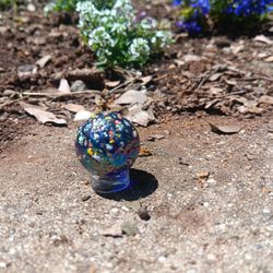 Vintage Glitter Bomb Shoter 1" Plus TWO Mystery Marbles 