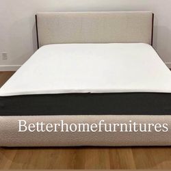 Boucle Queen Bed 