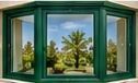 Green Bay Window with Triple Pane and exterior doors