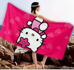Hello Kitty Beach Towel